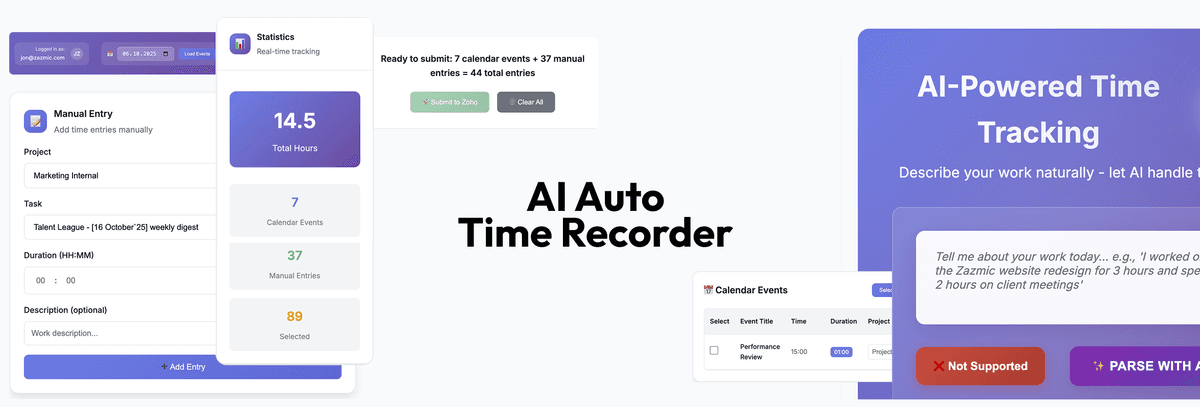 AI Auto Time Recorder