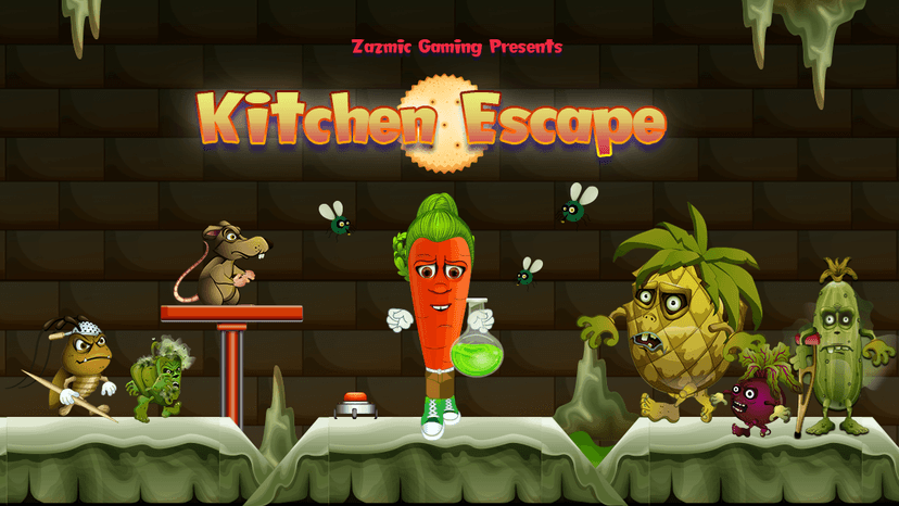 Zazmic Gaming Presents: “Kitchen Escape” on the App Store and Google Play
