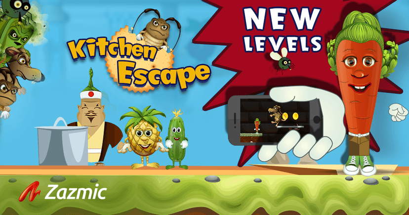 Kitchen Escape by Zazmic Gaming is back with NEW MIND-BLOWING LEVELS!